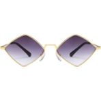 Toz Vintage Meldi Metal Vintage&retro Güneş Gözlüğü - Mor - Altın