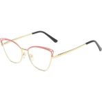 Toz Vintage Pembe Tarnis Vintage & Retro Kedi Güneş Gözlüğü - Altın - Siyah Gri