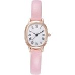 Toz Vintage Pembe Uprise Vintage Retro Oval Kadın Kol Saati - Açık Pembe