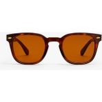 Toz Vintage Pilane Gri Renk Vintage & Retro Unisex Güneş Gözlüğü - Kahverengi