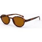 Toz Vintage Sevune Leopar Desen Çerçeve Turuncu Cam Vintage Retro Güneş Gözlüğü - Çok Renkli