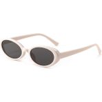 Toz Vintage Slim Güneş Gözlüğü Bej Renk UV 400 Koruma ile Retro Stil Tasarım