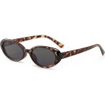 Toz Vintage Slim Leopar Renkli Unisex Vintage & Retro Güneş Gözlüğü UV 400 Filtreli