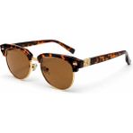 Toz Vintage Sorton Leopar Metal Detaylı Retro Yarım Unisex UV400 Vintage Retro Güneş Gözlüğü - Çok Renkli