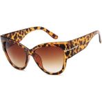 Toz Vintage Striped Vintage & Retro Güneş Gözlüğü - Leopar