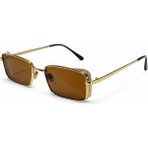 Toz Vintage Yariel Unisex Vintage & Retro Güneş Gözlüğü Kahverengi UV 400 Filtreli Konforlu Tasarım