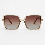 Toz Vintage Zalara Polarize Cam Vintage & Retro Unisex Güneş Gözlüğü - Kahverengi