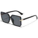 Toz Vintage Zanirae Polarize Cam Vintage & Retro Unisex Güneş Gözlüğü - Siyah