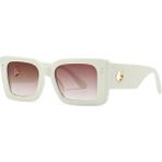 Toz Vintage Zaveth Vintage & Retro Unisex Güneş Gözlüğü - Beyaz