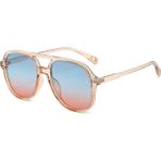 Toz Vintage Zoreya Renkli Cam Vintage & Retro Unisex Güneş Gözlüğü - Çok Renkli