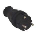 TP 1X16A KAUÇUK DÜZ FİŞ