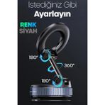 Tp Buğz 360 Araba Telefon Tutucu Ayarlanabilir Masa Üstü Vakumlu Mıknatıslı Magsafe Telefon Tutucu Siyah