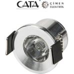 tp Buğz Cata Ct 5270 1,5 W Yıldız LED Spot Satin Kasa 6400K Beyaz Işık