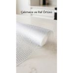 tp Buğz Şeffaf Pvc Kaydırmaz Raflık Dolap Içi Çekmece Örtüsü 45X300 cm