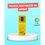 Tp Buğz Taşınabilir El Aterisi Gameboy – Klasik Tetris Oyunu, Pil ile Çalışan Mini El Konsolu