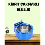 Tp Çakmaklı Küllük Paslanmaz Çelik Şık Masa Aksesuarı - Lisinya