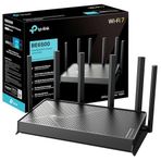 TP-Link Archer BE400 | Dual-Band Wi-Fi 7 Router | Fiber Destekli | BE6500 Mbps | 1× 2.5 Gbps WAN + 1× 2.5 Gbps LAN + 3× 1 Gbps Port | 5GHz | VPN Destekli | EasyMesh Uyumlu | HomeShield