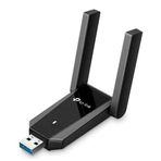 TP-Link Archer TX30U Plus WiFi 6 USB Adaptör AX1800 (1800 Mbps), Dual Band 5GHz/2.4GHz, USB 3.0, Çift Yüksek Kazançlı Anten, WPA3 Güvenlik, Windows 11/10 Uyumlu Kablosuz Adaptör