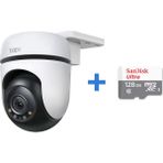 TP-Link C510W Tapo 2K Dış Mekan Wi-Fi Güvenlik Kamerası+128GB Sandisk Microsdxc
