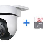 TP-Link C510W Tapo 2K Dış Mekan Wi-Fi Güvenlik Kamerası+128GB Sandisk Microsdxc