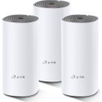 TP-Link Deco E4 (3-Pack), AC1200 Mbps, Dual-Band, 10/100Mbps Portları, 100 Cihaza Kadar Bağlanılabilirlik, 370 m²'ye Kadar Kapsama, Mobil Uygulama ile Kolay Kurulum, Wi-Fi 5 Mesh Sistemi