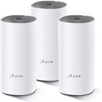 Tp-link Deco E4 (3-Pack) Wi-Fi 5 Mesh Ac1200 Mbps Fiber Destekli Çift Bant 100 Port Cihaz 370 m² Kapsama Wpa3 Mobil Kurulum