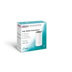 TP-LINK DECO E4, AC1200, Tekli Mesh, 1200Mbps, Dual Band, 2Port Megabit Lan, 140m2 Çekim Alanı, Router, Geniş Alan İnternet Ağı Sağlayıcısı