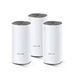 TP-Link Deco E4 AC1200 Tüm Evi Kapsayan Mesh Wi-Fi Sistemi 3'lü Router