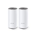 TP-LINK Deco E4(2-Pack) | Wi-Fi 5 Mesh Sistemi | AC1200 Mbps | Fiber Uyumlu | Çift Bant | 100 Mbps Port