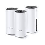 Tp-link Deco M4 (3-Pack) Wi-Fi 5 Mesh Ac1200 Mbps Fiber Destekli Çift Bant Gigabit Port 100 Cihaz 370 m² Kapsama Wpa3 Mobil Kurulum