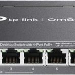 TP-Link DS106P Omada 6 Port 10/100 4xPoE 67W Yönetilemez Switch