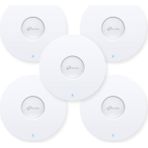 Tp-Link EAP613 5'li Paket Ultra Ince Kablosuz Erişim Noktası, Dc Adaptörsüz | Omada Gerçek Wi-Fi 6 AX1800 | Ağ, Kesintisiz Dolaşım, Wpa3, Mu-Mımo | Uzaktan ve A...