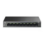 TP-Link LS109P Green Tech 8 Port Megabit Poe 63W 1 Port Uplink Long Range 250 mt Yönetilemez Metal Kasalı Switch