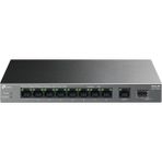 TP-LINK LS1210GP, Green Tech, 8 Port Gigabit, PoE 61W, 1 Port Gigabit Uplink, 1 Port Gigabit SFP, Yönetilemez Masaüstü Switch - Beyaz