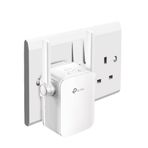 TP-Link N300 Evrensel Menzil Genişletici, Geniş Bant/Wi-Fi Genişletici, Wi-Fi Güçlendirici/Hotspot, 1 Ethernet Bağlantı Noktası ve 2 Harici Anten, Tak ve Çalıştır, Dahili Erişim Noktası Modu,