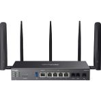 Tp-Link Omada DR3650V-4G | AX3000 Wi-Fi 6 Gigabit Dsl & 4g+ Modem Router | Vdsl2 35B (350 Mbps) | Çift Nano Sım Lte Yedekleme | Voıp (2x Fxs) | Vpn (Wireguard/ıpsec) | Omada Merkezi Bulut Yönetimi - Siyah