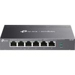 TP-Link Omada DS106P 4 Port 10/100+2 Port 10/100 Uplink 67W 250 mt PoE Metal Kasa Switch