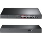 TP-Link SL1218MP 16 Port Megabit PoE + 2 Port Gigabit Combo SFP 250W Rackmount Switch