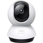 TP-Link Tapo C220 4MP 2K QHD Yapay Zeka Destekli 360° Hareketli WiFi Güvenlik Kamerası Gece Görüşlü Çift Yönlü Sesli Dome Kamera Çocuk Kamera - Bebek Kamera - Beyaz