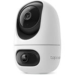 TP-Link Tapo C245D | 2K 3MP Çift Lensli Akıllı Güvenlik Kamerası | 360° | Geniş Açı ve Tele-Lens | Akıllı Hareket Takibi | AI Kişi ve Bebek Ağlaması Algılama | Çift Ekran İzleme|Bulut/SD Kart