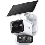 Tp-Link Tapo C645D Kıt | Güneş Enerjili Çift Lensli Wi-Fi Güvenlik Kamerası | 2k+2k 3mp Çözünürlük | 360° Pan/tilt | Yapay Zeka Algılama | Renkli Gece Görüşü | 10.000MAH Batarya | IP65 Dayanıklılık - Beyaz