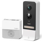 TP-Link Tapo D230S1 Akıllı 2K 5 MP Görüntülü Renkli Gece Görüş Destekli Kapı Kamera Kiti Zil ve IP Kamera