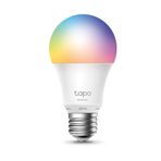 TP-Link Tapo L530E, Çok Renkli Akıllı Wi-Fi Ampulü, 8.7 W, 2.4 GHz, 16.000.000 Renk Tonu, E27 Duy, Amazon Alexa ve Google Home ile Çalışır, Rengi Değiştirilebilir, Hub Gerekmez