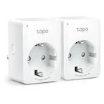 Tp-Link Tapo P100(2-Pack) Akıllı Mini Wi-Fi Priz Beyaz