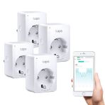 TP-LINK Tapo P110(4-pack), Mini Akıllı Wi-Fi Soketi, Enerji İzleme, Amazon Alexa ve Google Home ile Çalışır, Uzaktan Kontrol, Cihaz Paylaşımı, Hub Gerekmez