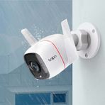 TP-Link TC65 Tapo 3.0MP İç ve Dış Mekan IP66 WiFi 30 m Gece Görüşü İki Yönlü Ses Güvenlik Kamerası