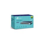 Tp-Link TL-SG108 8 Port 10-100-1000 Mbps Switch Çelik Kasa (Garantili Ürün) - GRİ