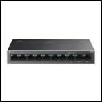 TP-Link Tp-Lınk LS110P, Green Tech, 10 Port, Meggabit, 8 Port Poe+ 96W, Metal Kasa, Yönetilemez, Masaüstü Switch