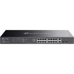 TP-Link Tp-Lınk Omada ES220GMP 16 Port Gıgabıt + 2xgb RJ45/2XGB Sfp 250 Metre 250W Poe Yönetilebilir Rackmount Metal Kasa Swıtch