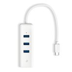 TP-Link UE330C Usb 3.0 Type-C 3 Port Beyaz Hub Gigabit Ethernet Ağ Adaptörü